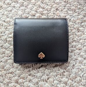 NWOT Kate Spade Nadine Small Bifold Wallet Black
